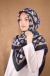 DESENLİ FLOSSY SİLK EŞARP