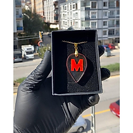 M Harfi isim kolye