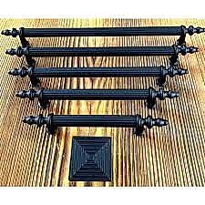 SİYAH/SİYAH 128 MM BORU KULP (H)