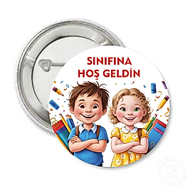 OKULUNA HOŞ GELDİN ROZETİ