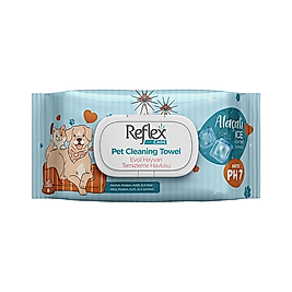 Reflex Care Kokulu Evcil Hayvan Temizleme Havlusu 50'li