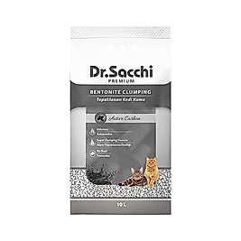 Dr.Sacchi Aktif Karbonlu Bentonit Kedi Kumu (10 L)