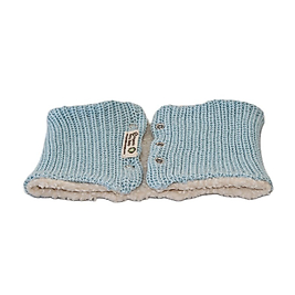 Kışlık Yünlü Boyunluk Mavi Organic Bonny Baby