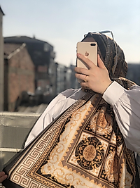 Versace model soft şal