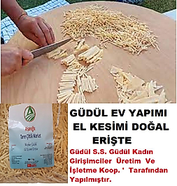 Güdül Ev Yapımı Erişte  1  KG  ( EL KESİMİ)