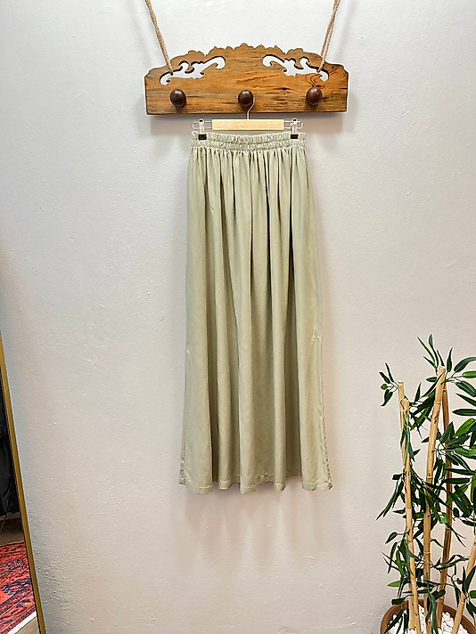 Mint Yeşili Cilbab Eteği