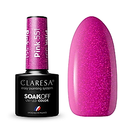 Claresa Pink 551 Kalıcı Oje | 5gr | Polonya 2025 Üretimi En Yüksek Kalitede Kalıcı Oje