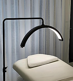 Ayaklı Led Ay Lamba Siyah