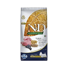 N&D Düşük Tahıllı Kuzu Etli ve Yaban Mersinli Küçük Irk Yetişkin Köpek Maması (7 kg)