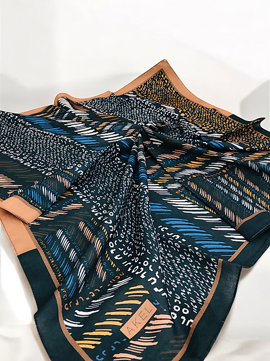 Digital Soft Eşarp Desen-4