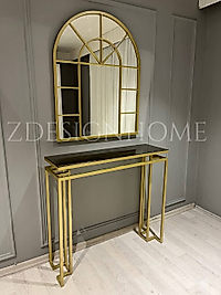 80X100 CM AYNA, 90X30X100 CM DRESUAR GOLD Z-22