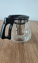 YAKUT 1.250 ml SÜZGEÇLİ CAM DEMLİK
