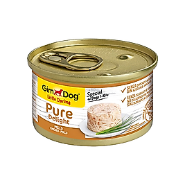 GimDog Pure Delight Parça Tavuk Etli Yetişkin Köpek Konserve Maması 85 g