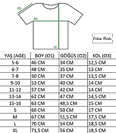 Kız Çocuk Kısa Kollu Bisiklet Yaka "Oruç Sabrın Yarısıdır" Baskılı Tişört Mevsimlik Pamuklu