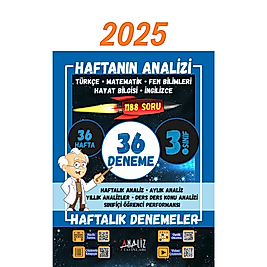 3.SINIF HAFTANIN ANALİZİ 36*36 Haftalık Analiz Analiz Yayıncılık