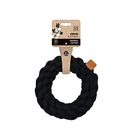 10648208 M-Pets Coto Black Rıng 18cm Örgü Halka Oyuncak