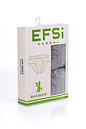 EFSİ ERKEK BAMBOO SLİP 2 Lİ KUTU GRİ