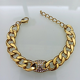 Çelik Gold Marka Model Taşlı Bileklik