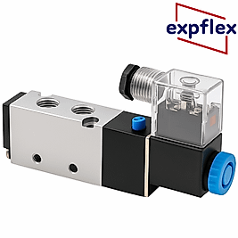 Expflex 3V310-10 | 3/8" - 3/2 Tek Bobin Pnömatik Valf (Normalde Kapalı)