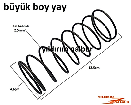 ORTA BOY YAY DENEY YAYI ÖZEL EBAT YAY UZUN BOYLU ZIPZIP YAY