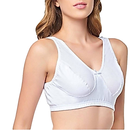 Gümüş Bayan Penye Body Sütyen (Yarım Atlet) Beyaz 6'Lı Paket G3049