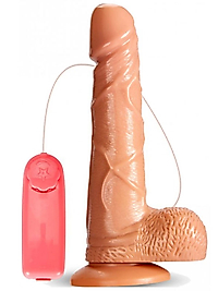 BDR-C-YN7256 Titreşimli 19cm Dildo Vibratör