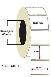 25x50 mm  TERMAL ETİLET 1000 SARIM