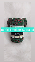 Supra İpi Ebruli Sİmli Düz Renkler 200gr