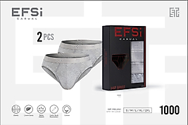 HIP BRIEF SLİP 2 Lİ KUTU 1000 GRİ MELANJ