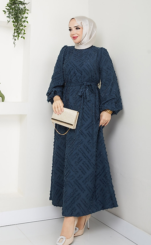 Yeliz Kadın Elbise – Lacivert