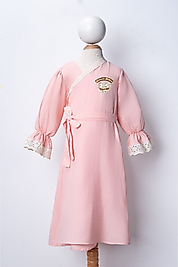 Müslin Çocuk Namaz Elbisesi | Namaz'la Kalbim Çiçek Açıyor Kalpli