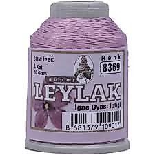 8369 - leylak suni ipek 20gr oya ipi