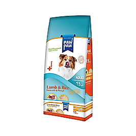 Pawpaw Kuzu Etli ve Pirinçli Yetişkin Köpek Maması (15 kg)