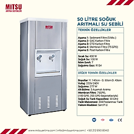 Mitsu 50 Litre Soğuk Arıtmalı Su Sebili