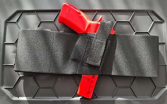 Korse Tabanca Kılıfı-Çift Şarjörlüklü ve Kelepçe Kılıflı-Siyah