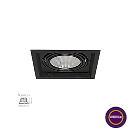 40W Sıva Altı Kare Yuvarlak Led Spot