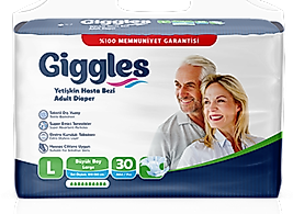 Giggles Yetişkin Hasta Bezi Jumbo Large 30 lu