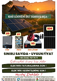 22 Kw Trifaze/Monofaze GES (19,8 KWP/10,24KWH Depolama) - 36P22K2L-D