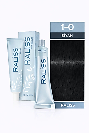 RALİSS SAÇ BOYASI 60 ML. (1-0 SİYAH)