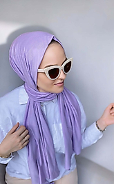 Penye Şal Lila