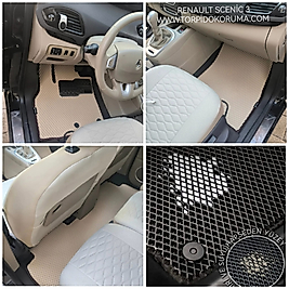 Renault Scenic 3 Kasa Akıllı Premium Eva Oto Paspas (Aksesuarlar Fiyata Dahil Değildir)