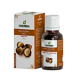 DESTEK MACADAMIA YAĞI 20 ML (SOĞUK PRES)
