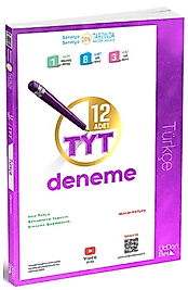ÜçDörtBeş Yayınları TYT Türkçe 12 Deneme 2025