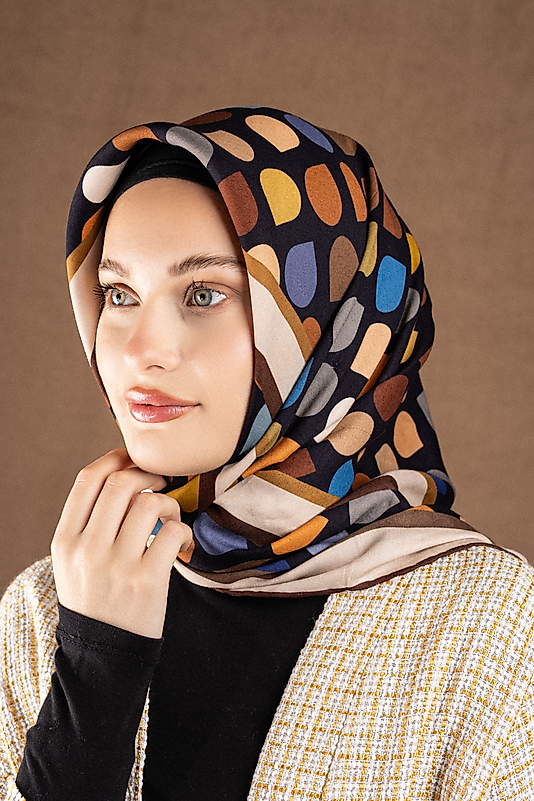 DESENLİ FLOSSY SİLK EŞARP