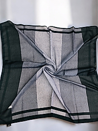 Digital Soft Eşarp Pastel Çizgili Desen