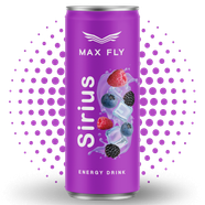 Max Fly Enerji İçeceği Sirius 250 mL 24 lü