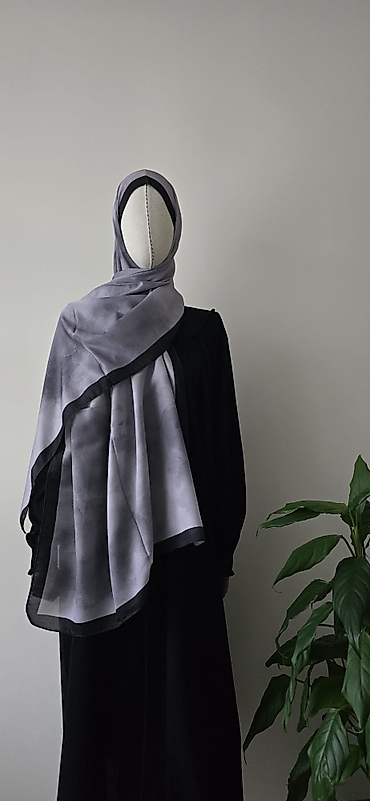 Duman Desenli Soft Şal