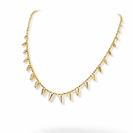 Gold Taş Sallantılı Kolye