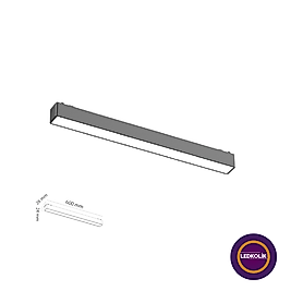 60 CM 24W Opal Difüzörlü Slim Magnet Aydınlatma