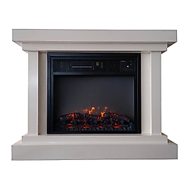 HBM3000AY Heatbox Elektrikli Fanlı Şömine Medium 3000W Ay Taşı Desenli Bluetooth Ses Efektli (110x34x87)